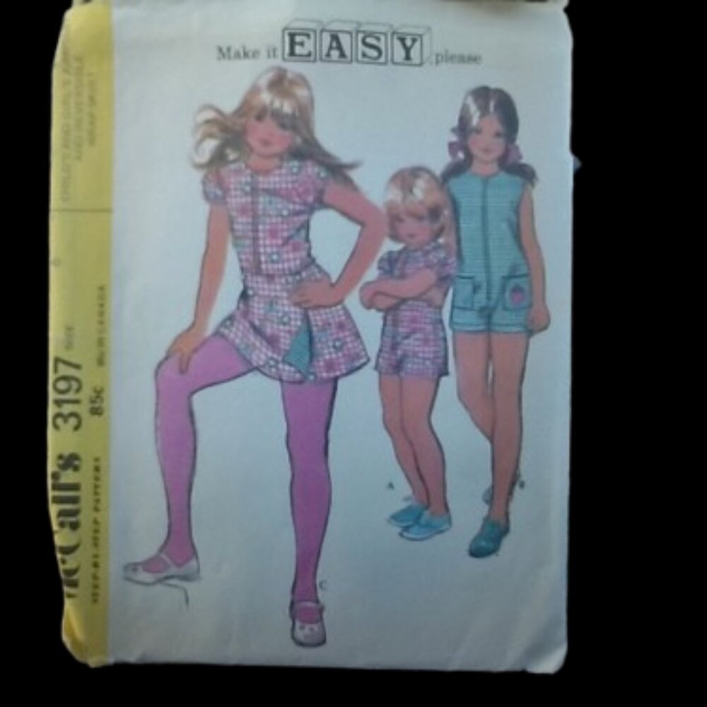 McCALL'S STEP BY STEP PATTERN 3197